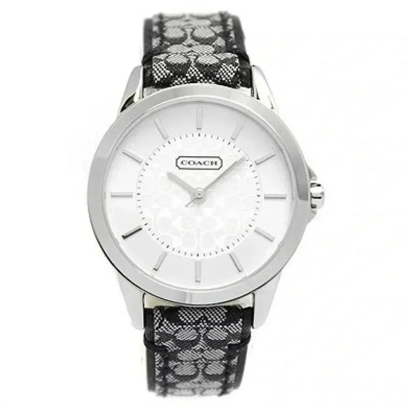 Coach Signature Index Signature Strap Watch - Picture 3 of 11
